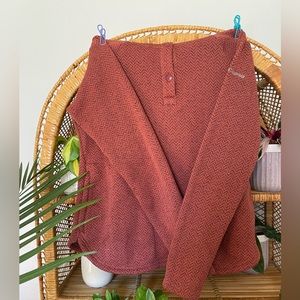 Women’s Columbia pullover burnt orange size medium